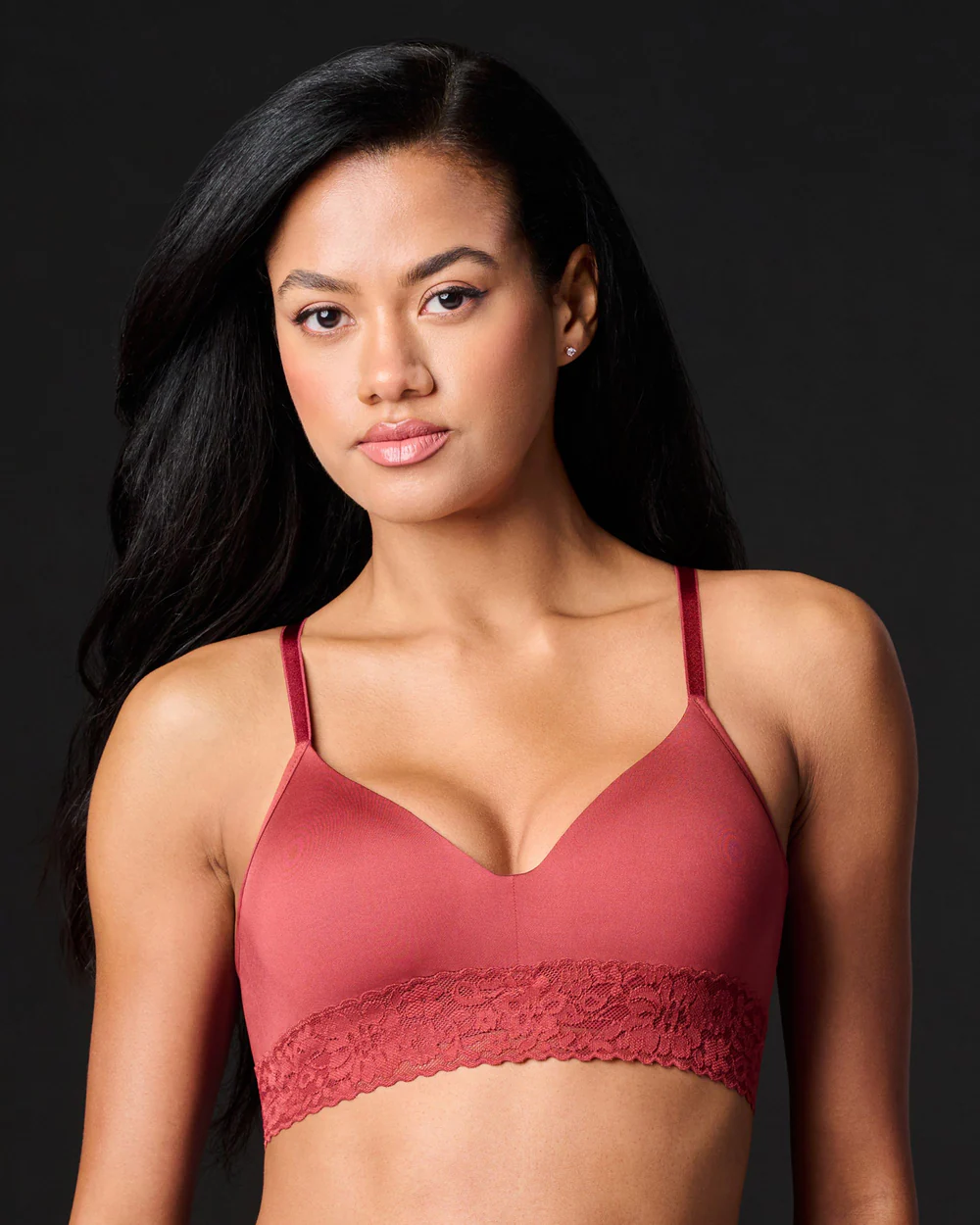 Lace Molded Wireless Bra 2